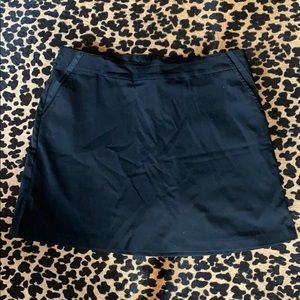 Black golf skirt